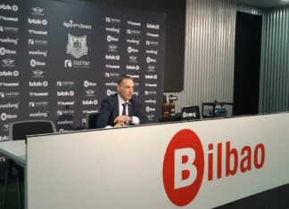 Declaraciones de Luis Guil tras su partido ente el Bilbao Basket y Zunder Palencia