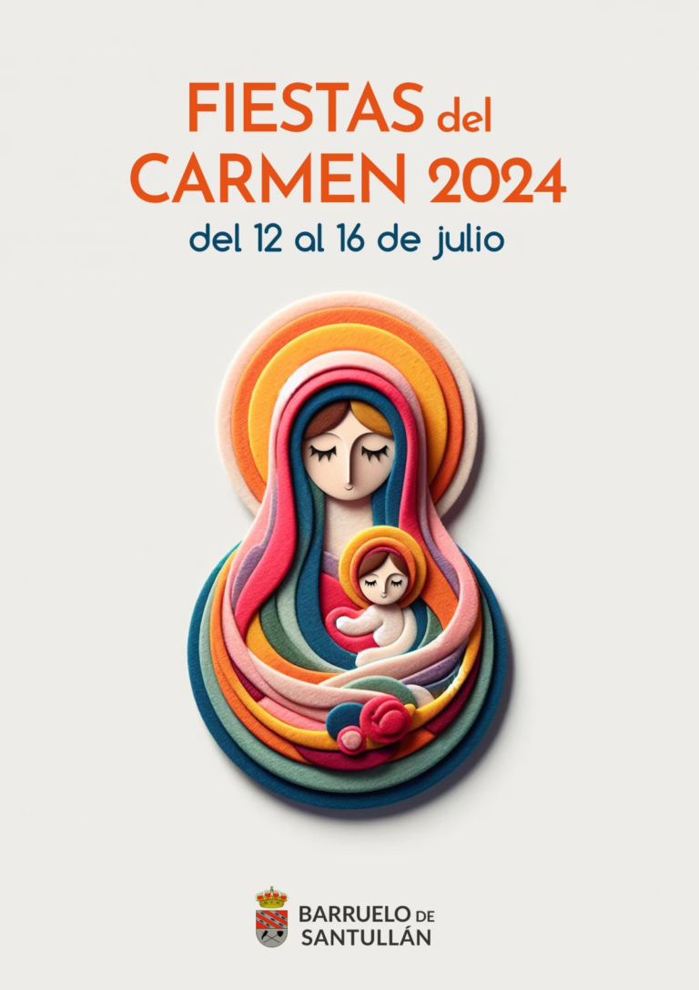 Cartel fiestas de Barruelo de Santullán 2024