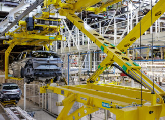 Cadena de Montaje de la factoría de Renault en Palencia.