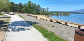 Obras playa Aguilar de Campoo