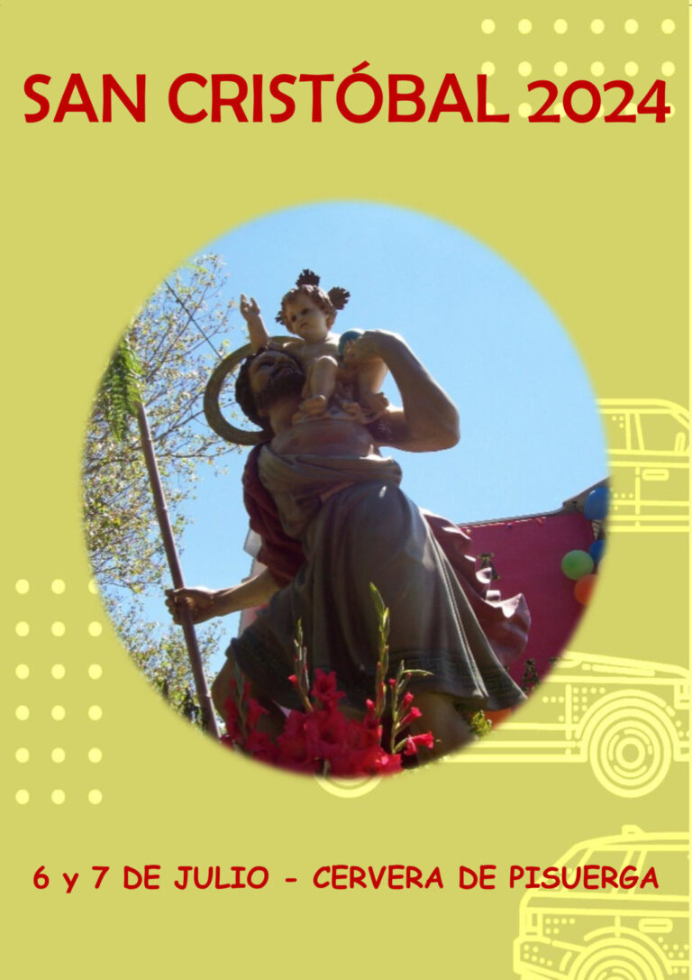 Cartel de San Cristóbal Cervera de Pisuerga