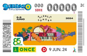 El Palencia Sonora protagoniza el cupón de la ONCE del 9 de junio