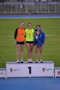 Celia Cortés Herrero, oro en 100 y 200