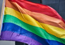 Imagen de archivo bandera LGTBI+