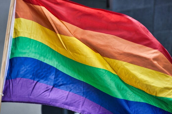 Imagen de archivo bandera LGTBI+