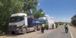 Accidente de tráfico en Monzón