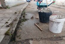 Buenavista de la Valdavia. Los vecinos recogen y arreglan sus calles ante la dejadez del ayuntamiento