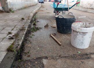 Buenavista de la Valdavia. Los vecinos recogen y arreglan sus calles ante la dejadez del ayuntamiento