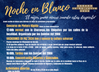 Cartel Noche en Blanco Villamuriel de Cerrato 2024