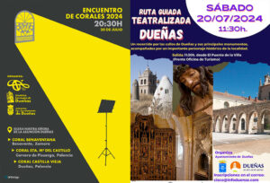 Encuentro de corales y ruta guiada teatralizada en Dueñas
