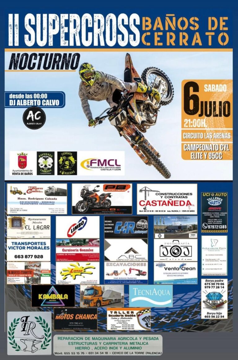 Baños de Cerrato. II Supercross Nocturno