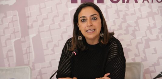 Miriam Andrés en rueda de prensa