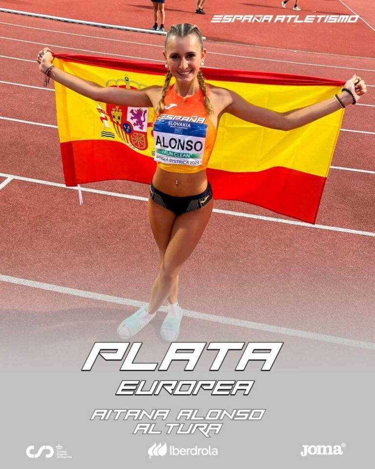 Aitana Alonso Simón. Club Atletismo Puentecillas. Europeo Sub18