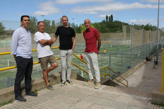 Visita a las renovadas pistas de Santa Marina