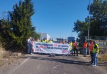 Manifestación trabajadores CTR lunes 26 de agosto