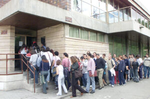 Antigua sala de estudio en la zona del Salón. / Óscar Navarro (ICAL)