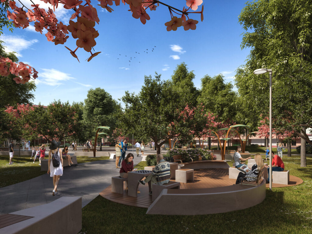 Así quedaría la Plaza Virrey Velasco en Palencia