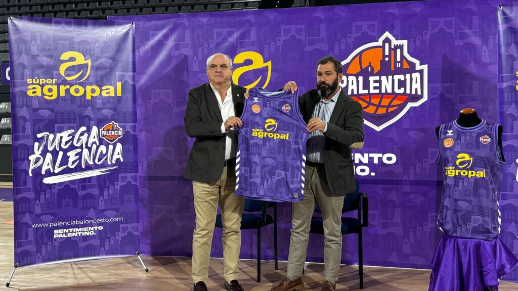 Presentación del nuevo patrocinio de Súper Agropal con Palencia Baloncesto