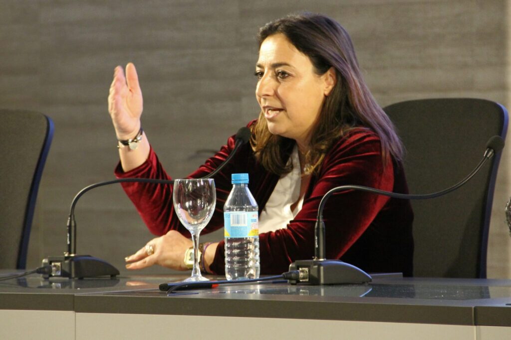 La alcaldesa de Palencia, Miriam Andrés.