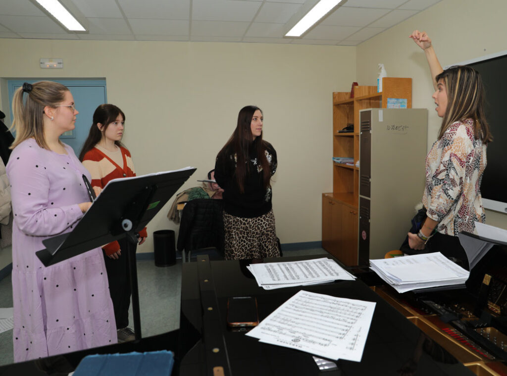 Brágimo - Una decena de alumnos y cuatro profesores del conservatorio de Tampere, en Finlandia, visitan el conservatorio de Palencia durante dos semanas, donde trabajarán conjuntamente con alumnos de la escuela palentina dentro del programa Erasmus
