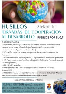 Husillos celebra las Jornadas de Cooperación al Desarrollo