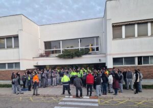 Trabajadores de Renault Palencia concentrados en noviembre de 2024.