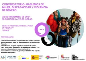 Cocemfe Castilla y León celebra un encuentro en Palencia para abordar la violencia de género en mujeres con discapacidad