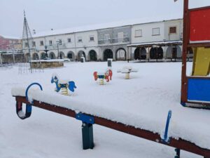 Nieve en Barruelo de Santullán