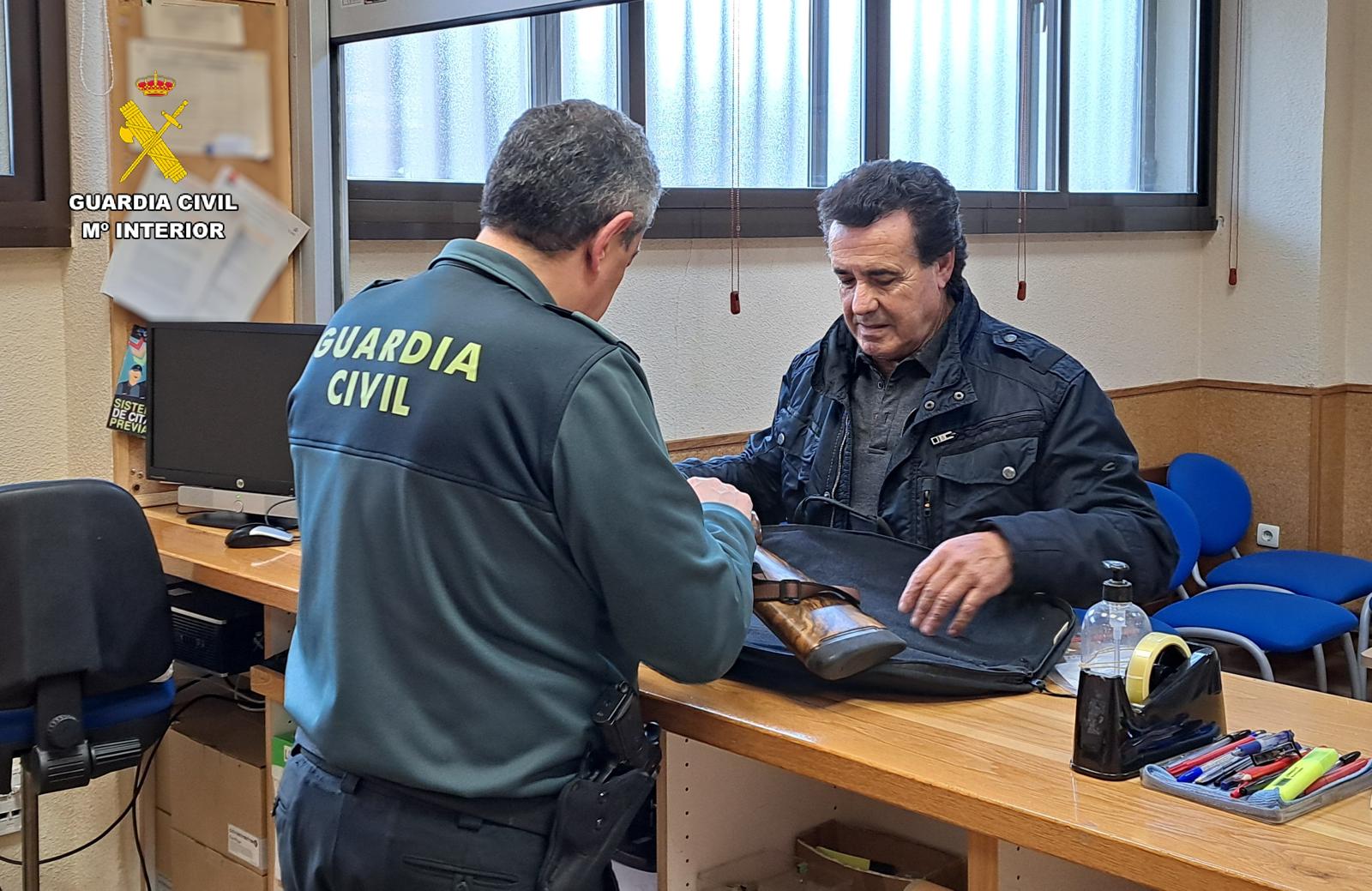 Imagen del departamento de Intervención de Armas de la Guardia Civil.