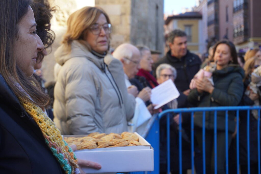 Bendición de los animales cpn motivo de San Antón Abad, en la iglesia de San Miguel
