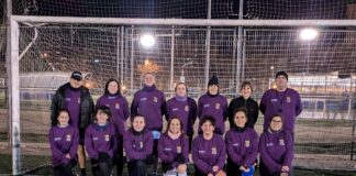 Equipo de veteranas del CD Palencia Fútbol Femenino