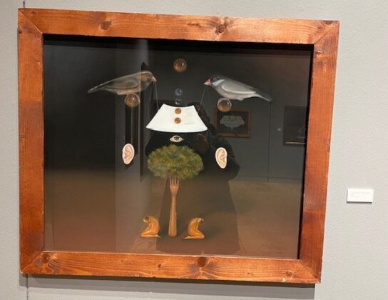 Cuadros de la exposición de Diego de Giráldez "Esencia del realismo"