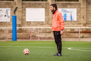 Álex Izquierdo, entrenador del Palencia Cristo Atlético