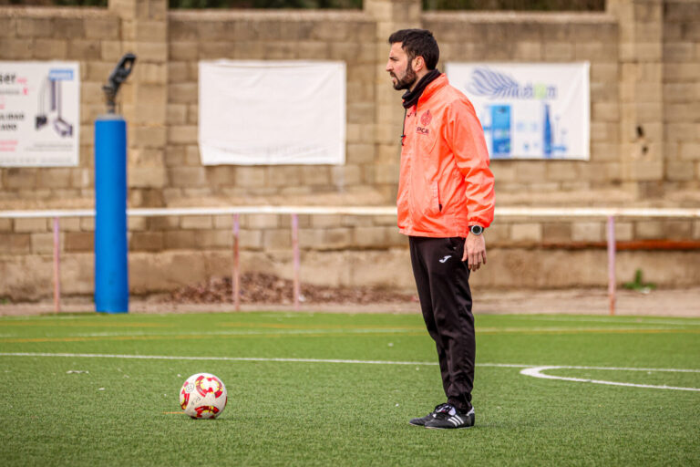Álex Izquierdo, entrenador del Palencia Cristo Atlético