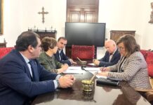 Reunión entre Diputación de Palencia y Bustillo de la Vega