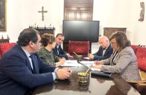 Reunión entre Diputación de Palencia y Bustillo de la Vega