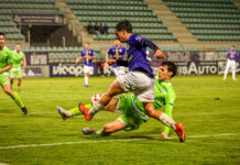 César Gutiérrez (Palencia Cristo Atlético) ante Briviesca