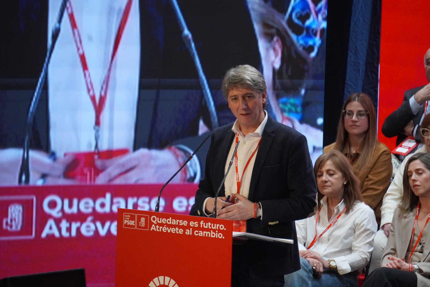 Cierre del Congreso del PSOE de Castilla y León en Palencia. Foto: Aida Acitores