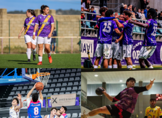 En la imagen: Palencia Fútbol Femenino, Palencia CF, Grupo Inmapa Filipenses y CD Balopal