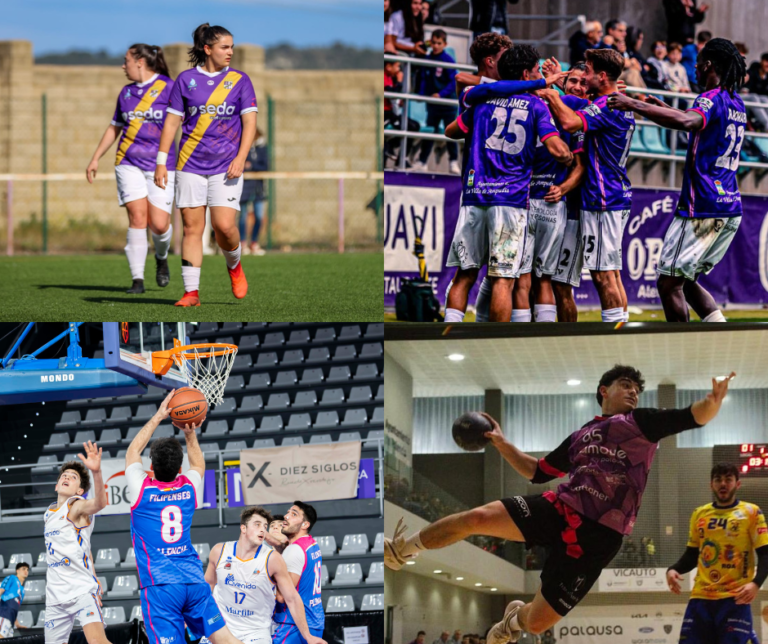 En la imagen: Palencia Fútbol Femenino, Palencia CF, Grupo Inmapa Filipenses y CD Balopal