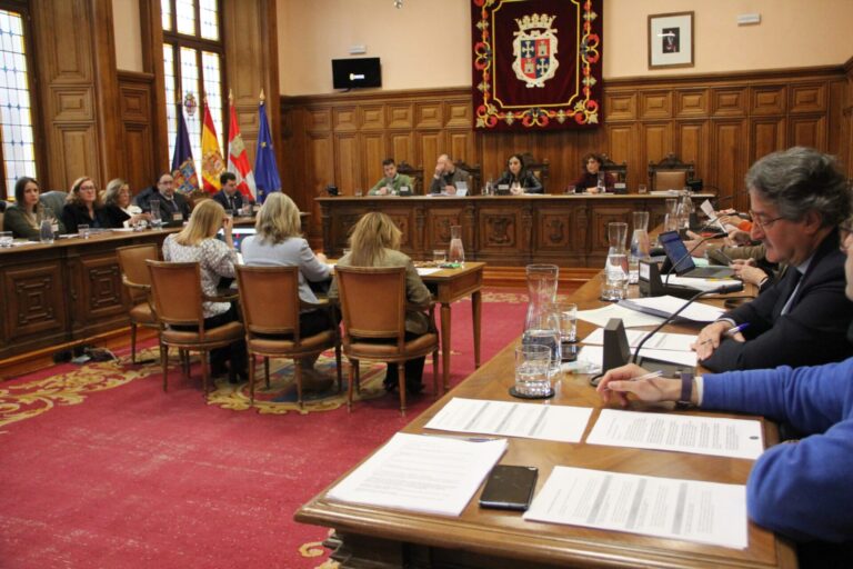Imagen del Pleno del Ayuntamiento de Palencia
