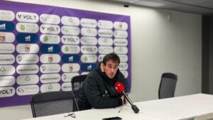 Jonathan Prado en rueda de prensa post partido frente al Ciudad Rodrigo