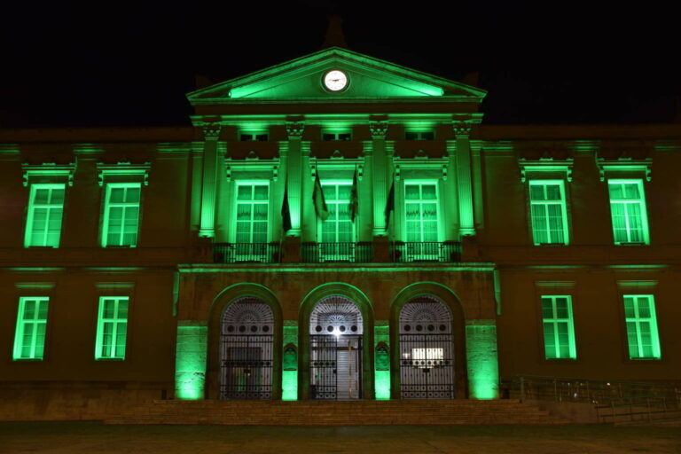 Monumentos iluminados por el Día de las Enfermedades Raras (1)
