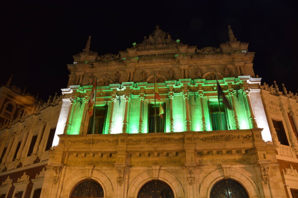 Monumentos iluminados por el Día de las Enfermedades Raras (1)