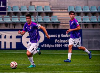 Palencia CF, Jorge Rodríguez y David Amez