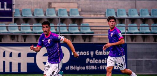 Palencia CF, Jorge Rodríguez y David Amez