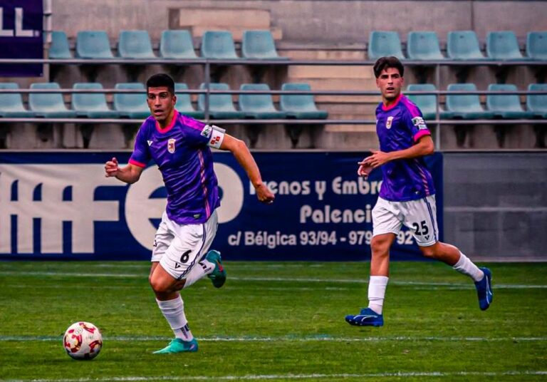 Palencia CF, Jorge Rodríguez y David Amez