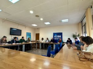 Reunión asociaciones empresariales y de comercio con Partido Popular