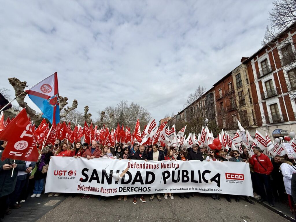 Manifestación en defensa de la sanidad pública