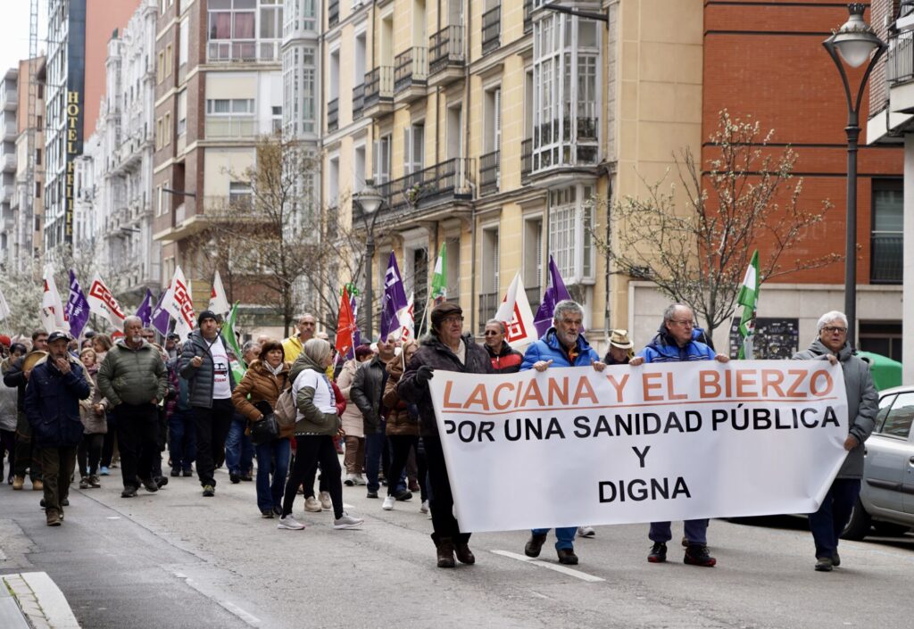 Manifestación en defensa de la sanidad pública